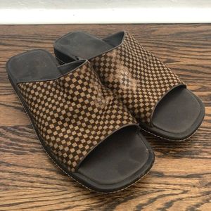 Louis Vuitton Pony Hair slides